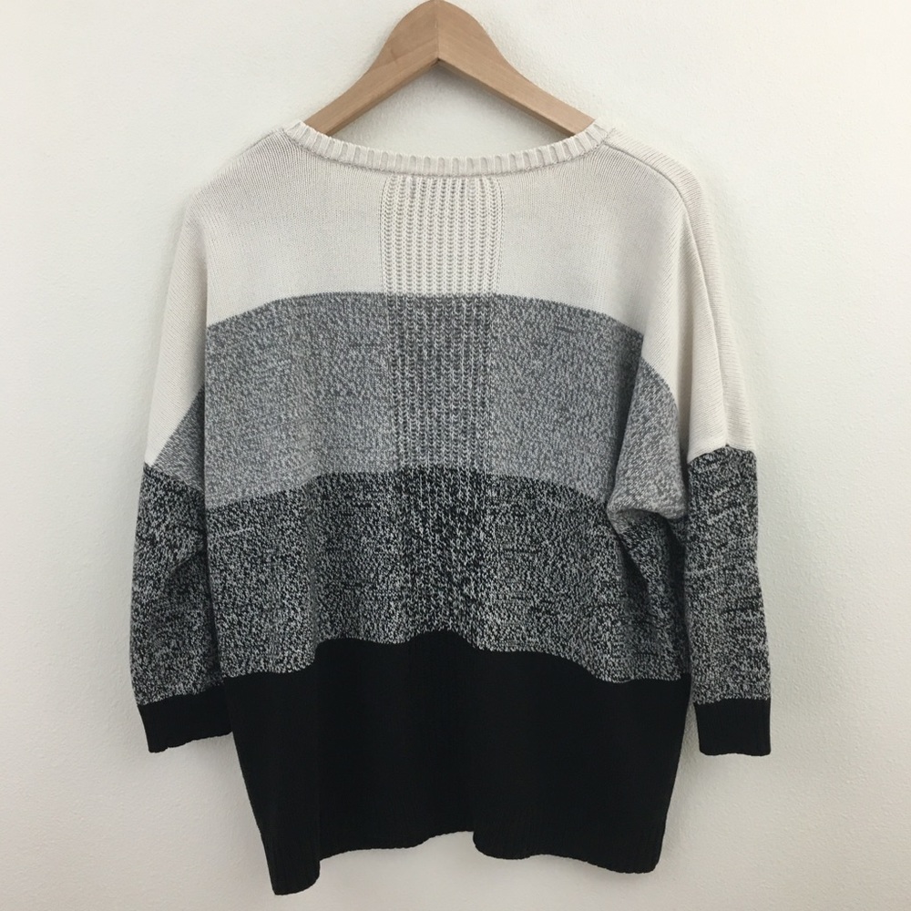 New York & Co | Color Block Cable Knit Sweater - Picture 9 of 9